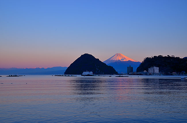 松濤館からの富士山